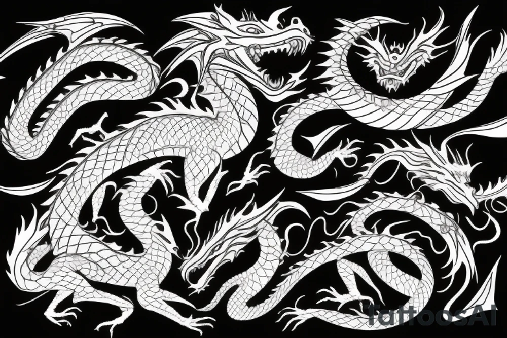 Dragon tattoo idea