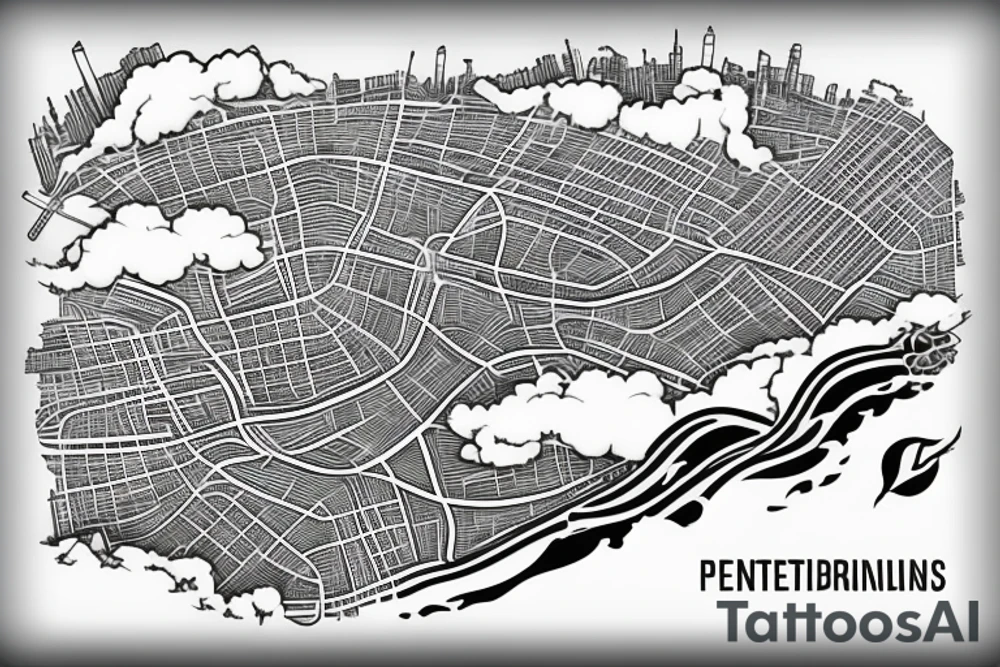 pentlands skyline route running strava 3d tattoo idea