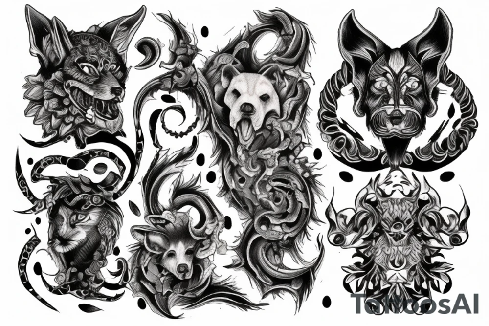 Cerberus tattoo idea