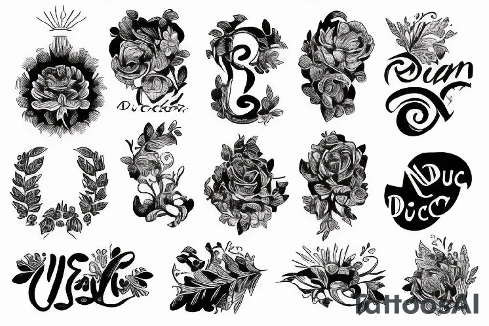 "non ducor, duco" in quotations in latin script tattoo idea