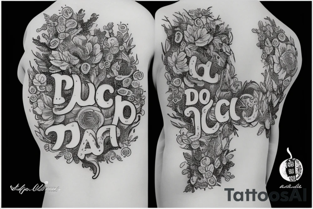 "non ducor, duco" in quotations in latin script tattoo idea