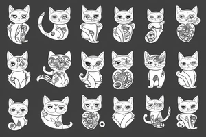 the magic cat tattoo idea
