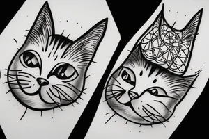 the magic cat tattoo idea