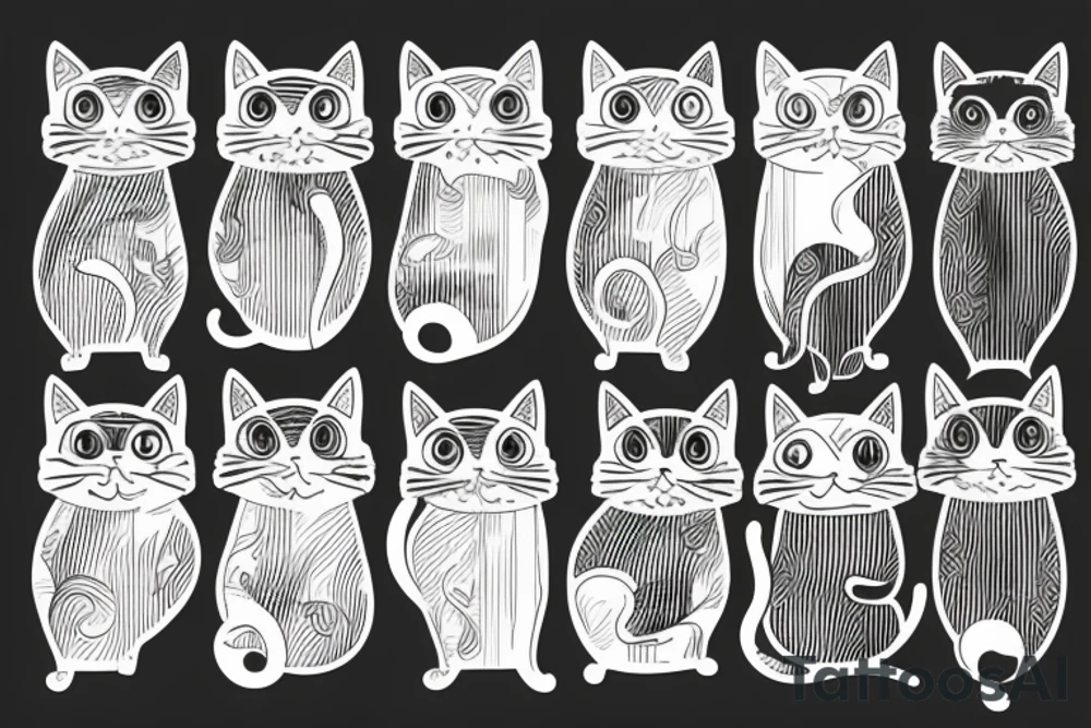 the magic cat tattoo idea