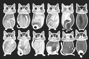 the magic cat tattoo idea