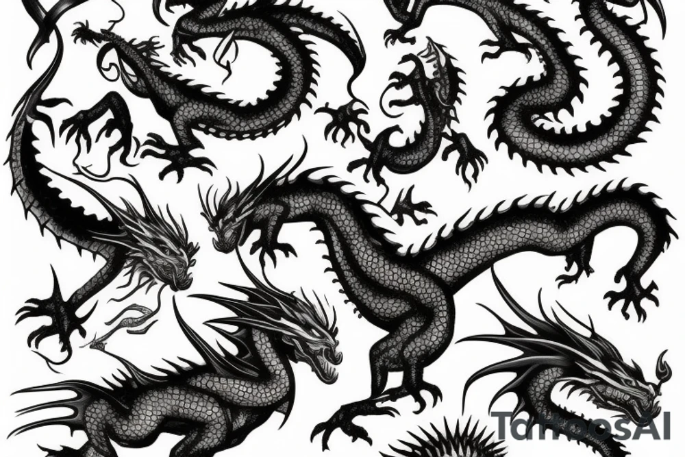 Dragon tattoo idea