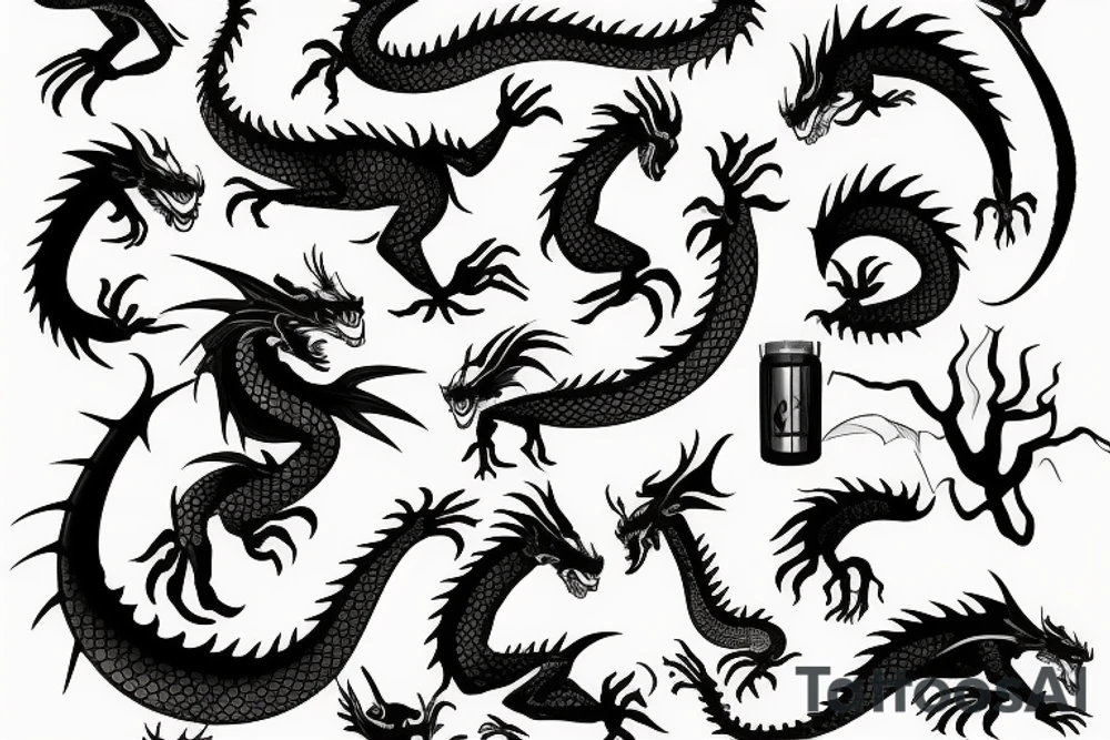 Dragon tattoo idea