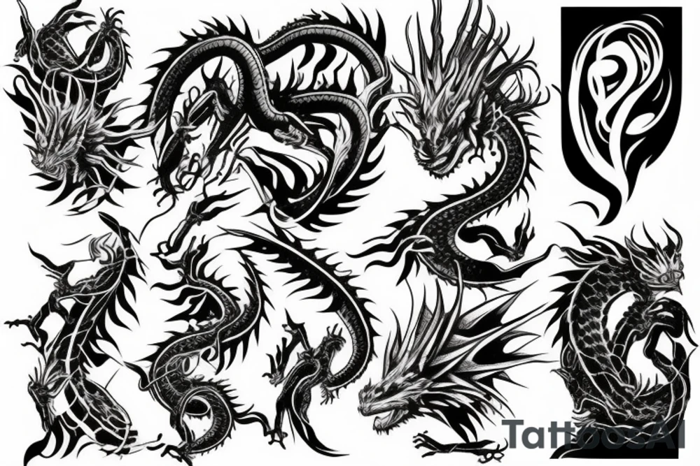 Dragon tattoo idea
