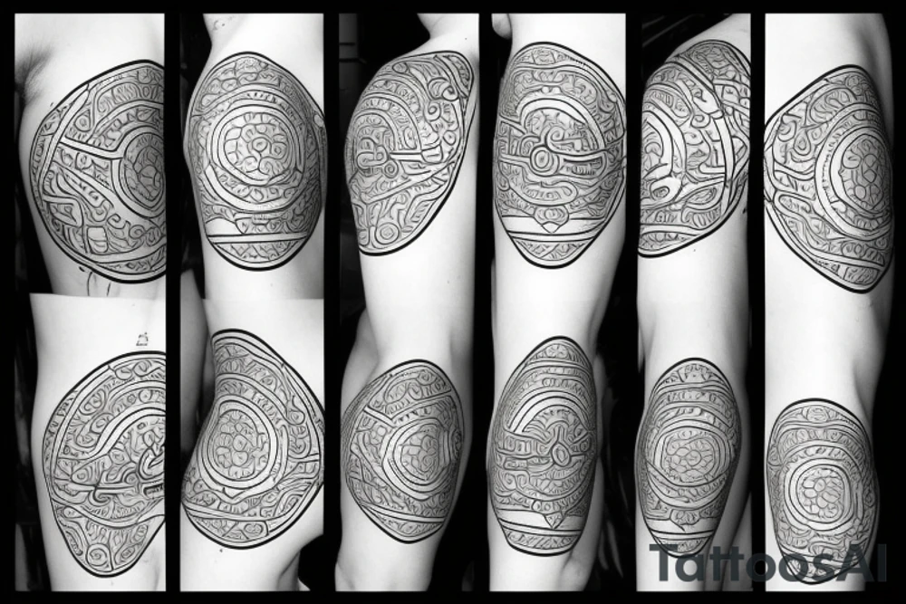 number 97 with shading tattoo idea