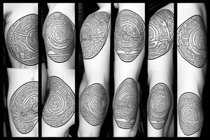 number 97 with shading tattoo idea