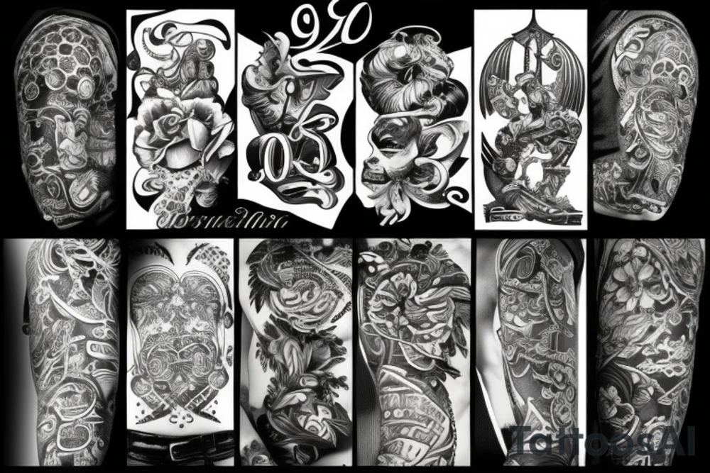 number 97 tattoo idea