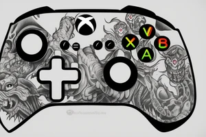 Xbox controller monster tattoo idea