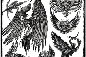 archangel tattoo tattoo idea