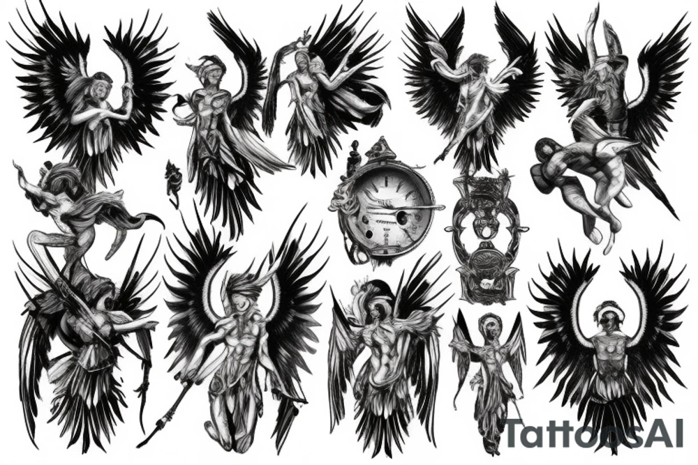 archangel tattoo tattoo idea