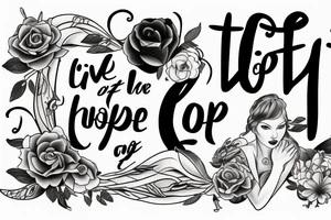 to live for the hope of it all tattoo idea