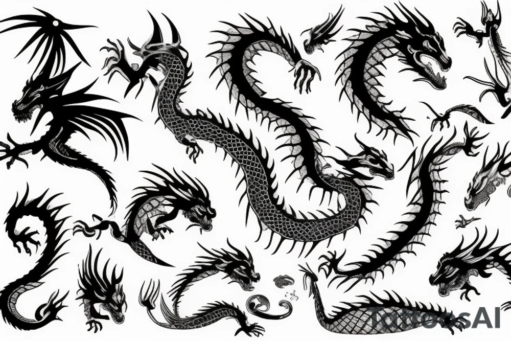 Dragon tattoo idea