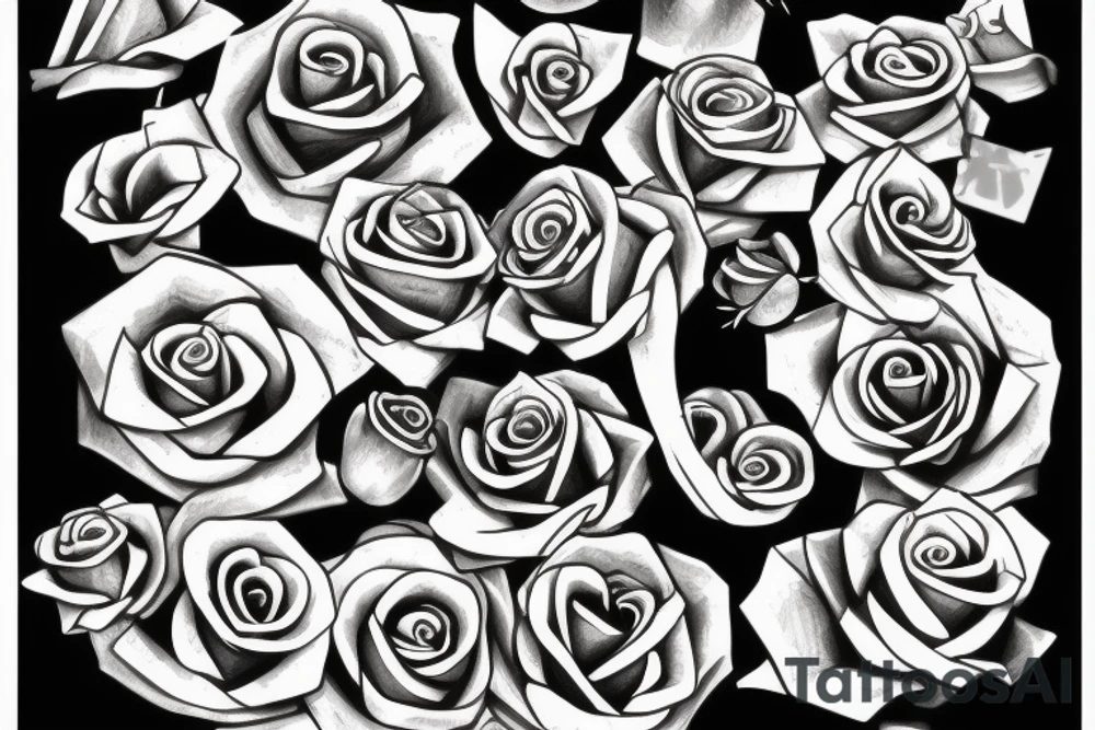 rose with snake tattoo idea