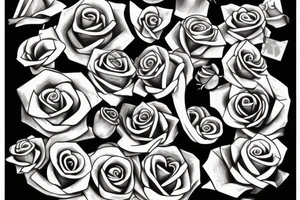 rose with snake tattoo idea