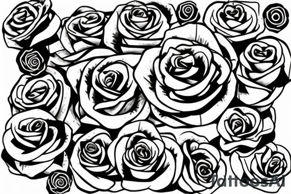 rose with snake tattoo idea