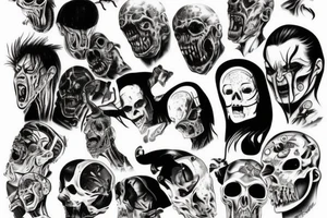 90s horror tattoo idea