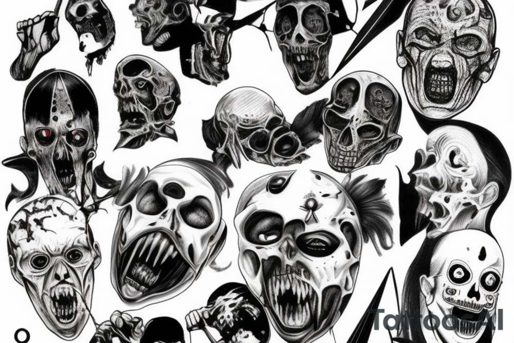 90s horror tattoo idea