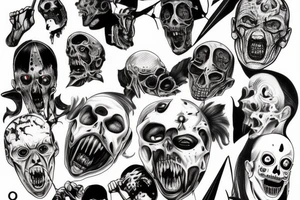 90s horror tattoo idea