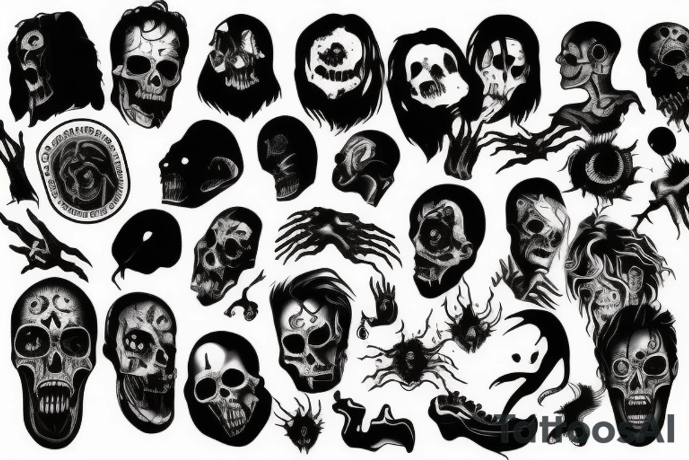 90s horror tattoo idea