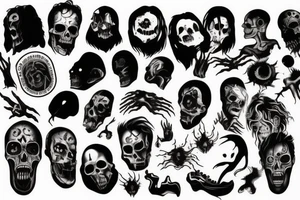 90s horror tattoo idea