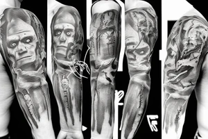 Frankenstein tattoo idea