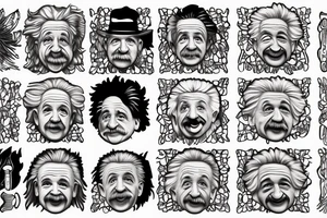 albert einstein tattoo idea
