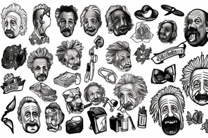 albert einstein tattoo idea