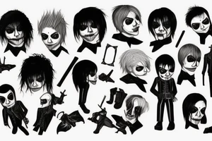 my chemical romance black parade guy tattoo idea