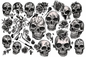 bones tattoo idea
