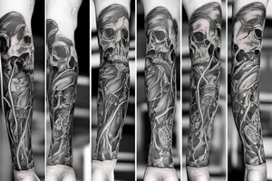 bones tattoo idea