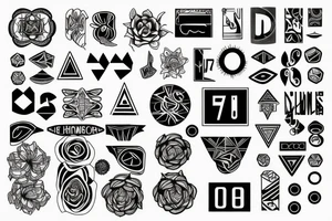 The number 7 tattoo idea