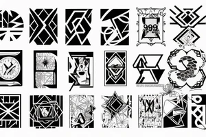The number 98 tattoo idea