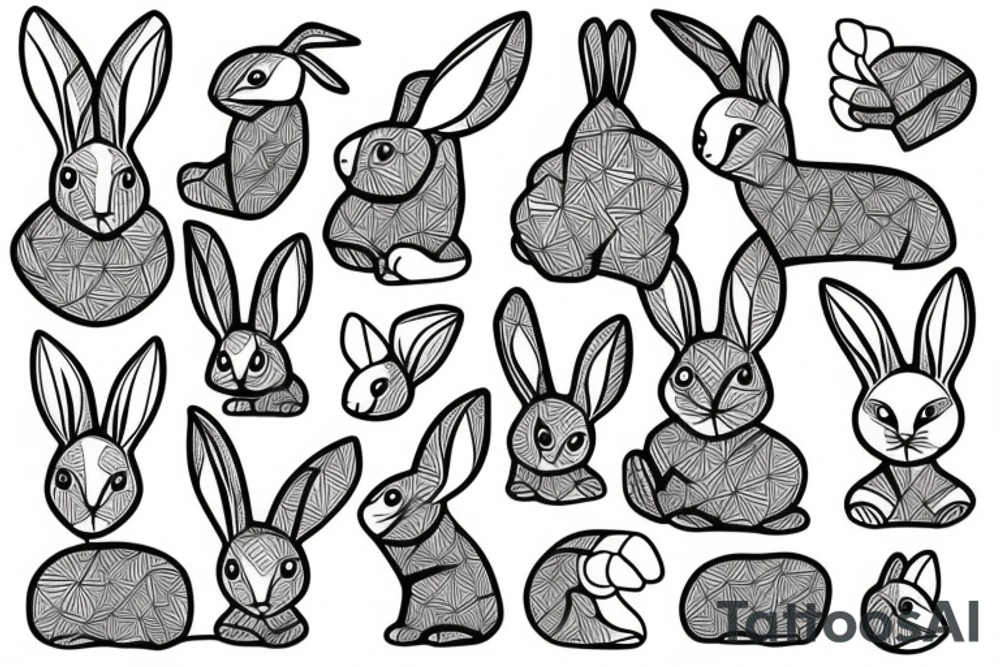 Bunny tattoo idea