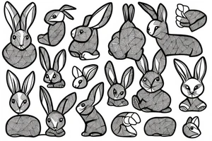 Bunny tattoo idea