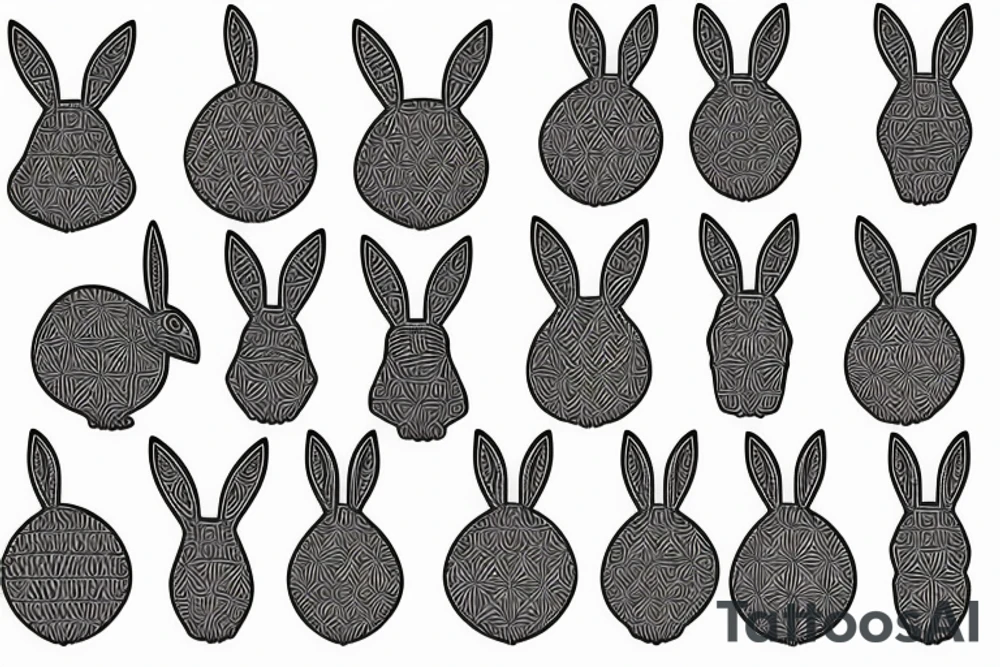 Bunny tattoo idea