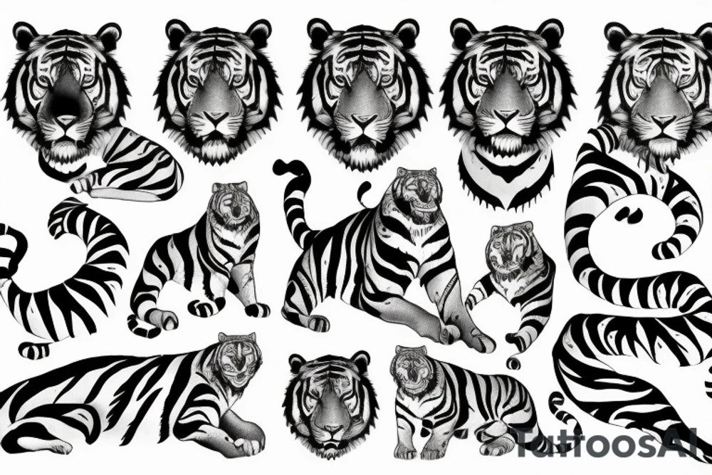 Tiger tattoo idea