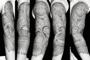 Sleeve tattoo for right arm tattoo idea