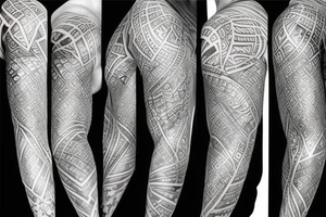 Sleeve tattoo for right arm tattoo idea