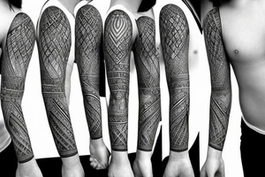 Sleeve tattoo for right arm tattoo idea