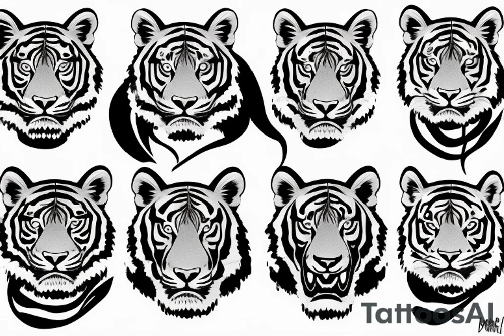 Tiger tattoo idea