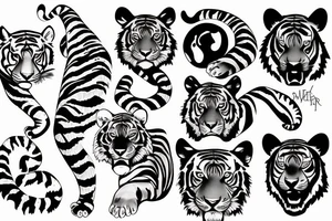 Tiger tattoo idea