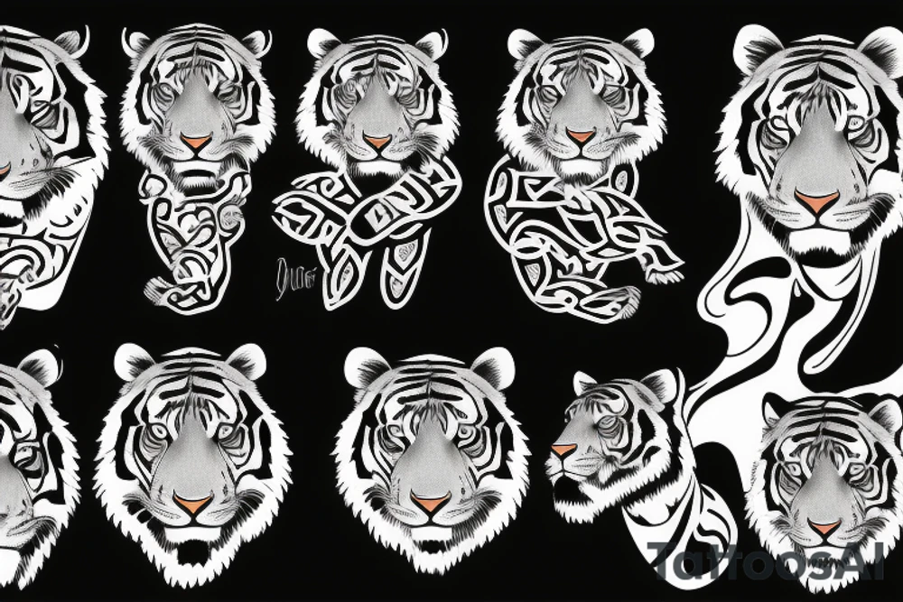 Tiger tattoo idea