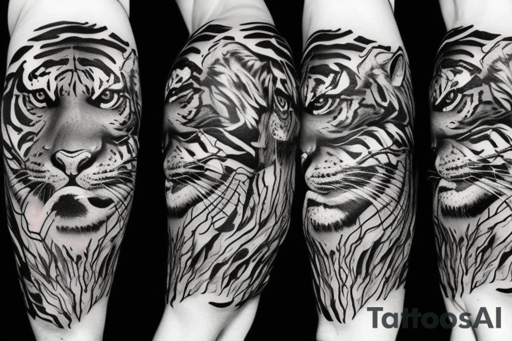 Tiger tattoo idea