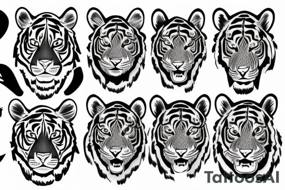Tiger tattoo idea