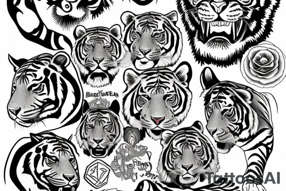 Tiger tattoo idea