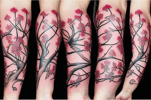 serious cherry blossom tattoo idea